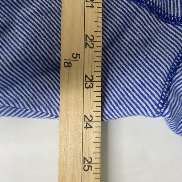 CJ Banks Hooded Jacket Womens 2X Blue White Striped Full-Zip Plus Size Coastal B - Picture 7 of 8